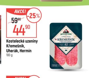 Kostelecké uzeniny Křemešník, Uherák, Hermín