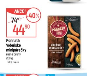 Ponnath Vídeňské minipárečky