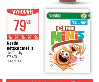 Nestlé Dětské cereálie