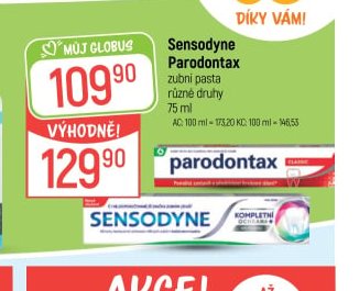 Sensodyne Parodontax zubní pasta