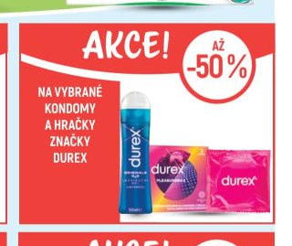 Durex kondomy a hračky