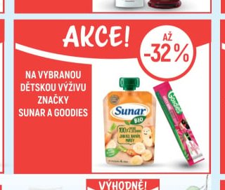 Sunar a Goodies dětská výživa