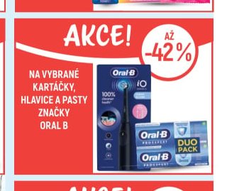 Oral-B kartáčky, hlavice a pasty