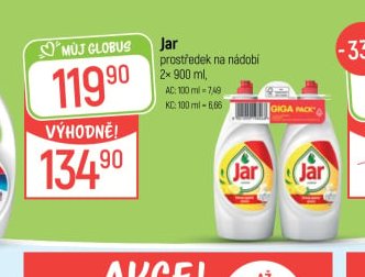 Jar prostředek na nádobí