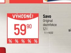 Savo Original dezinfekce