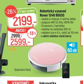 Robotický vysavač Rover 1248 90030