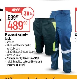 Pracovní kalhoty Jack
