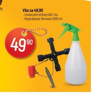 Univerzální křížový klíč, Rozprašovač Romana