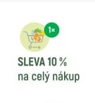 SLEVA 10 % na celý nákup