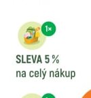 SLEVA 5 % na celý nákup
