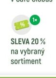 SLEVA 20 % na vybraný sortiment
