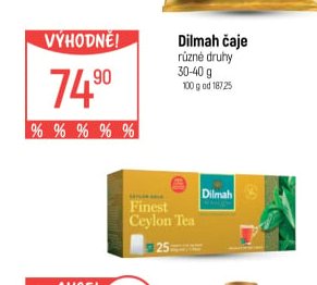 Dilmah čaje