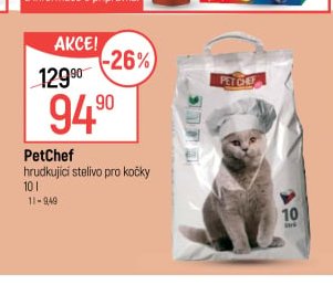 PetChef hrudkující stelivo pro kočky