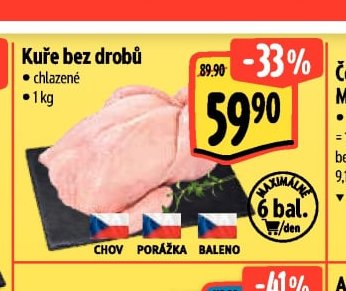 Kuře bez drobů