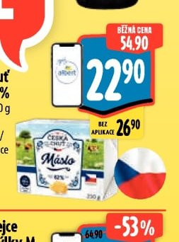 Česká chuť Máslo 82%