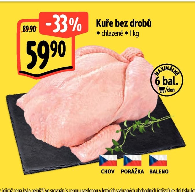 Kuře bez drobů