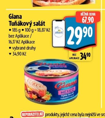 Giana Tuňákový salát