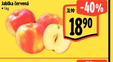 Jablka červená