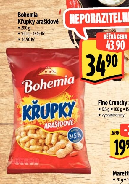 Bohemia Křupky arašídové