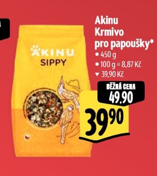 Akinu Krmivo pro papoušky
