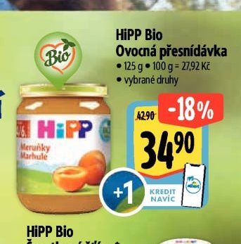HiPP Bio Ovocná přesnídávka