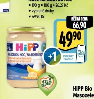 HiPP Bio Kaše na dobrou noc