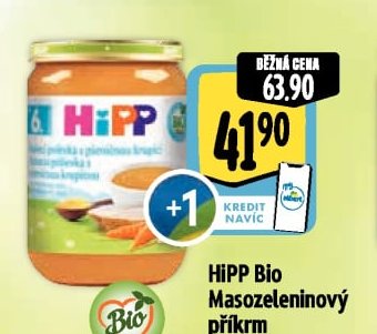 HiPP Bio Masozeleninový příkrm