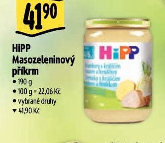 HiPP Bio Masozeleninový příkrm