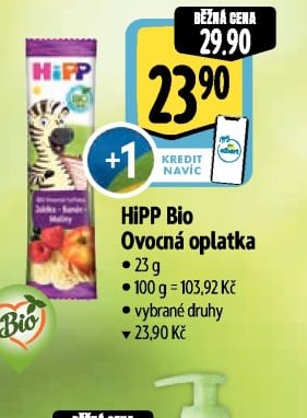 HiPP Bio Ovocná oplatka