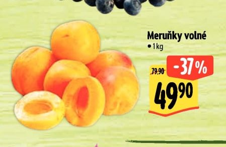 Meruňky volné