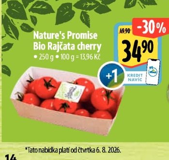 Nature's Promise Bio Rajčata cherry