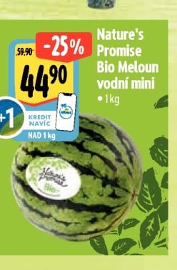 Nature's Promise Bio Meloun vodní mini