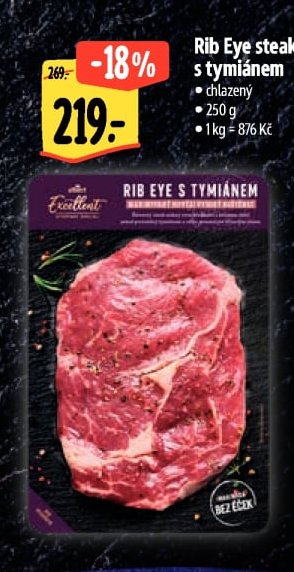 Rib Eye steak s tymiánem