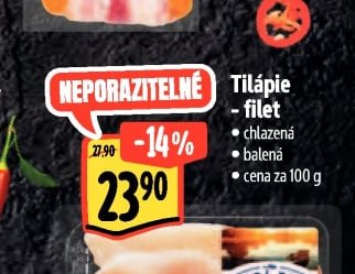 Tilápie - filet