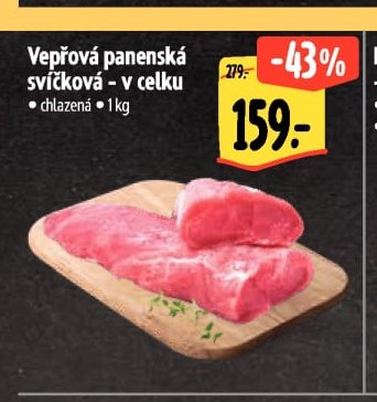 Vepřová panenská svíčková