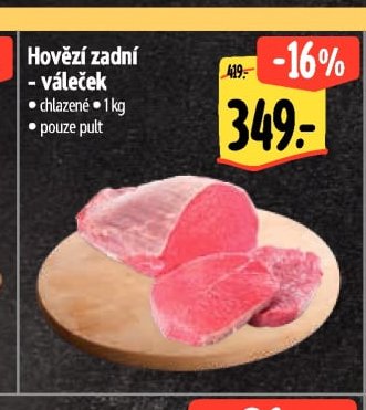 Hovězí zadní váleček