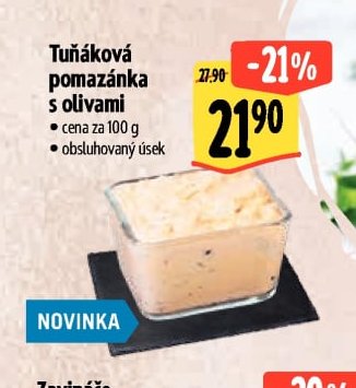 Tuňáková pomazánka s olivami