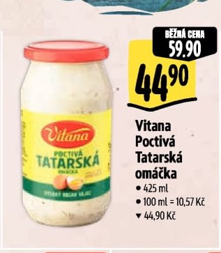 Vitana Poctivá Tatarská omáčka