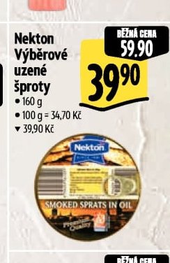 Nekton Výběrové uzené šproty