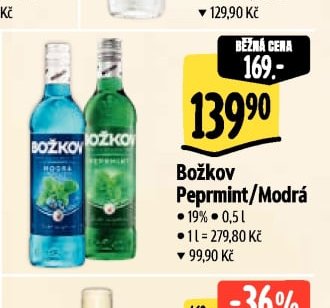 Božkov Peprmint/Modrá