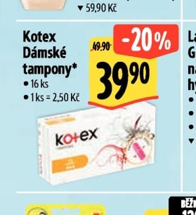 Kotex Dámské tampony