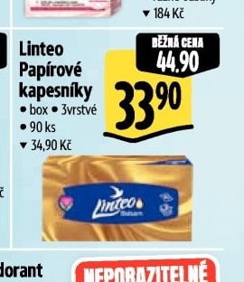 Linteo Papírové kapesníky