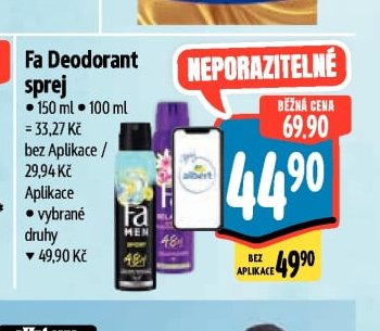 Fa Deodorant sprej
