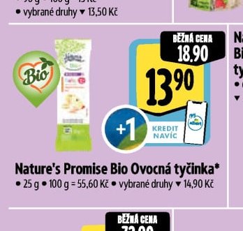 Nature's Promise Bio Ovocná tyčinka