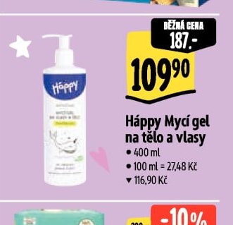 Háppy Mycí gel na tělo a vlasy