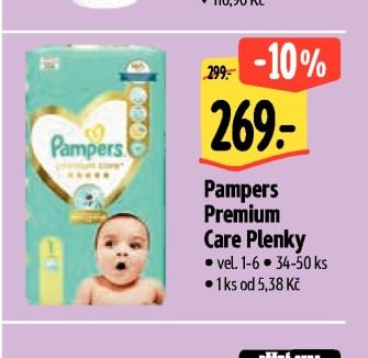 Pampers Premium Care Plenky