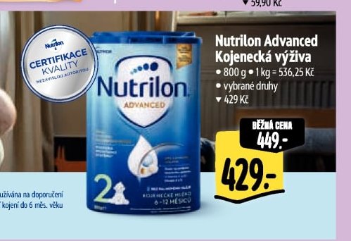 Nutrilon Advanced Kojenecká výživa
