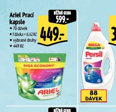 Ariel Prací kapsle