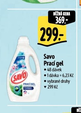 Savo Prací gel