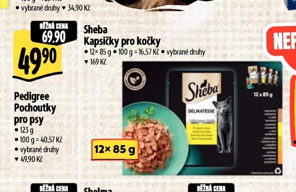 Sheba Kapsičky pro kočky